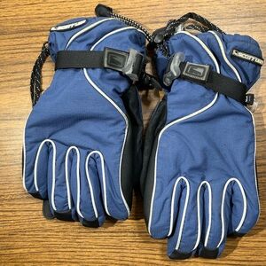 Pair of Blue/White SCOTT USA Insulated Ski/Snowboard Gloves size Medium